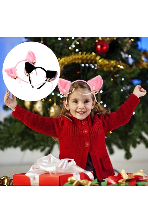 Girly Headbands Furry Ears Headwear Outfit Style for Cosplay and Festival Celebrations 2Pcs