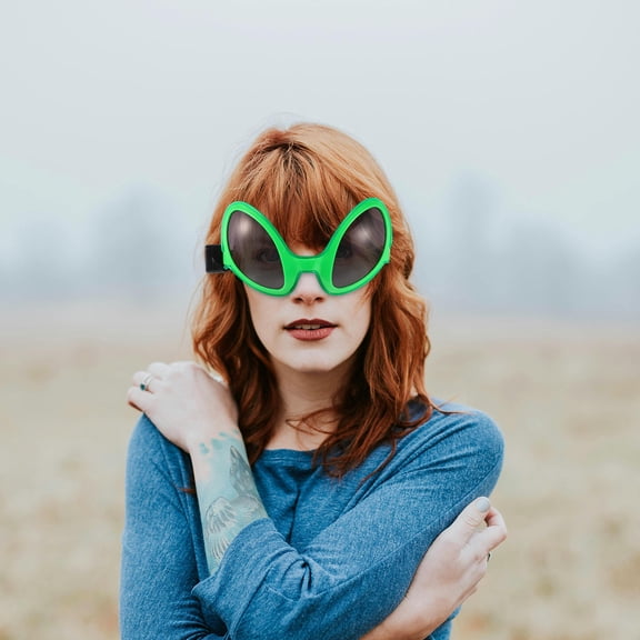 LOLIPPYY Glowing Alien Glasses Multi Color Pc for Decor Lightweight and Comfortable Fit