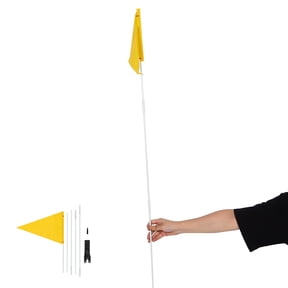 LOLIPPYY Bright Yellow Safety Flag for High Visibility and Outdoor Safety, Perfect for Family Adventures - 1 Piece