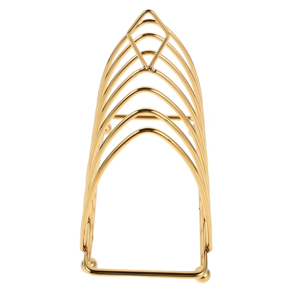 LOLIPPYY Gold Bread Display Rack Stainless Steel Bread Holder for Loaf Slices Toast and Sandwiches