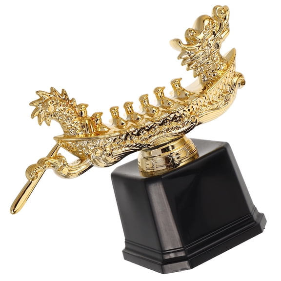 LOLIPPYY Gold Trophy Cup Plastic Dragon Boat Award Trophy Winner Trophy Cup for Rowing Competition Sports Tournament Kids Parties Celebrations