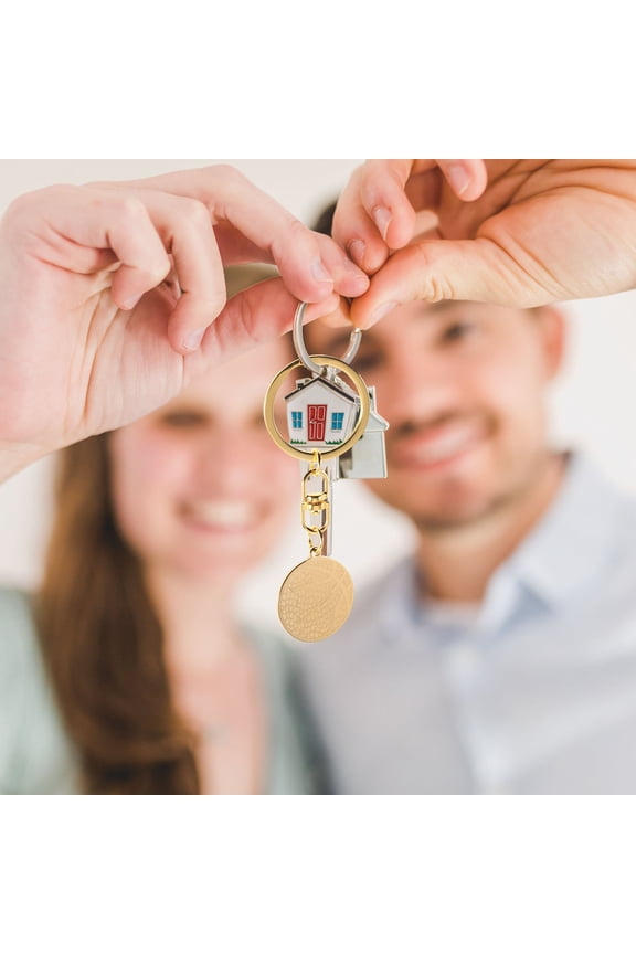 Golden Basketball Keychain Stainless Steel Sports Ball Charm for Car Backpack and Jewelry Accessories