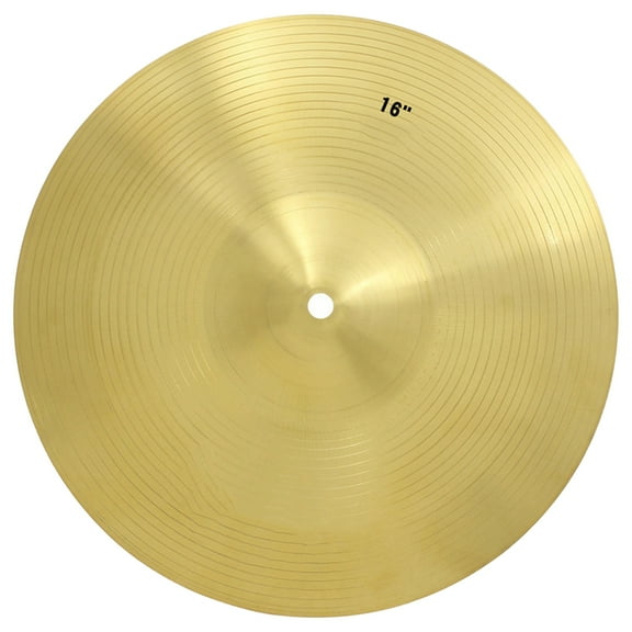 LOLIPPYY Golden Cymbal for Drum Set Ideal for Jazz Drum and Practice Sessions
