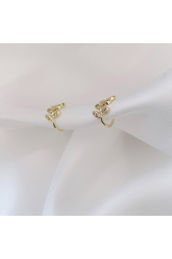 Golden Ear Bone Clips for Decoration Stylish Copper Earrings Perfect for Parties and Weddings