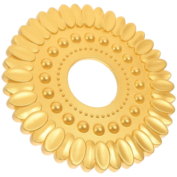 LOLIPPYY Golden European Style Ceiling with Realistic Plaster Finish, Easy to Install for Elegant Home Decor