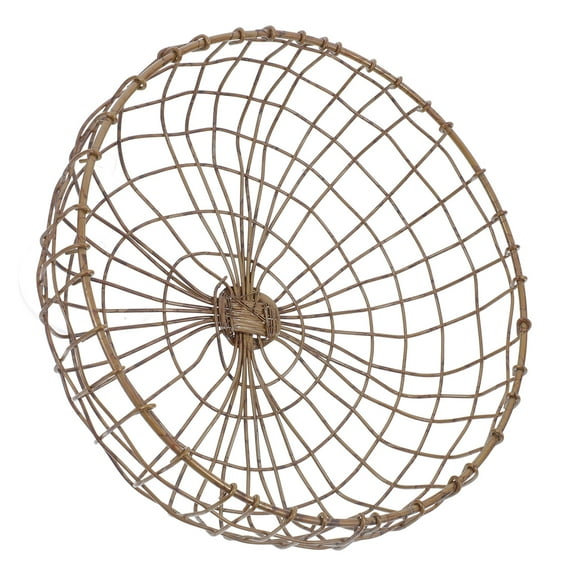 LOLIPPYY Golden Fruit Basket Kitchen Use Iron Retro Copper Wire Design for Secure Storage 1Pack