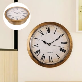 LOLIPPYY Clock with Hidden Storage Compartment for Jewelry, Money, and Valuables, Decorative Hanging Clock