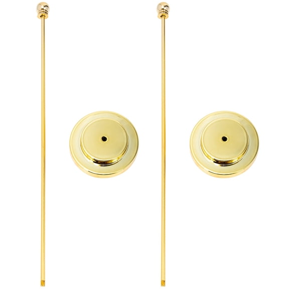 LOLIPPYY Metal Flag Stand for Small Desktop Flags, Easy to Install Practical Holder, 2 Pieces for Bathroom or Office