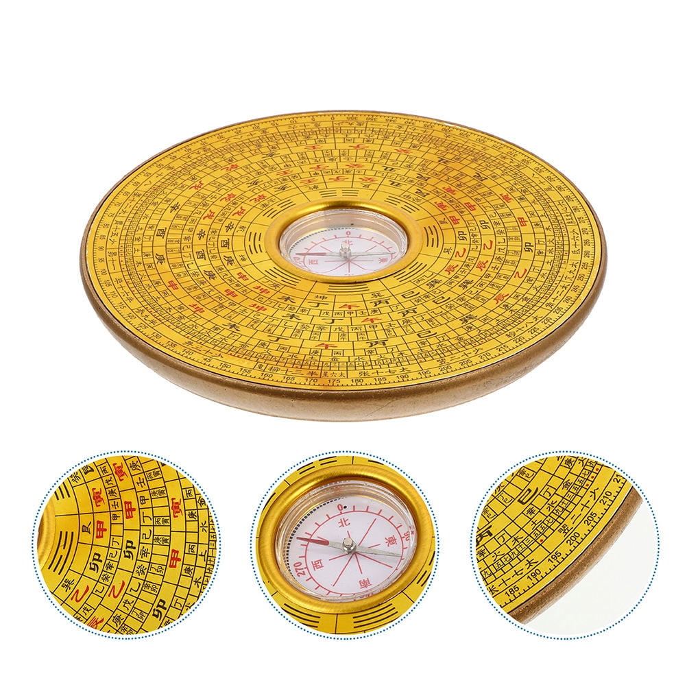 LOLIPPYY Golden Metal Geology Compass for Educational Use with Precision Craftsmanship and Stylish Elegant Design