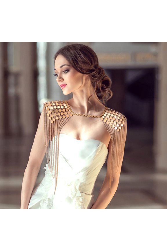Trendy Tassel Shoulder Chain Accessory for Women, Ideal for Dinner Parties, Special Events, and Fashion Statements