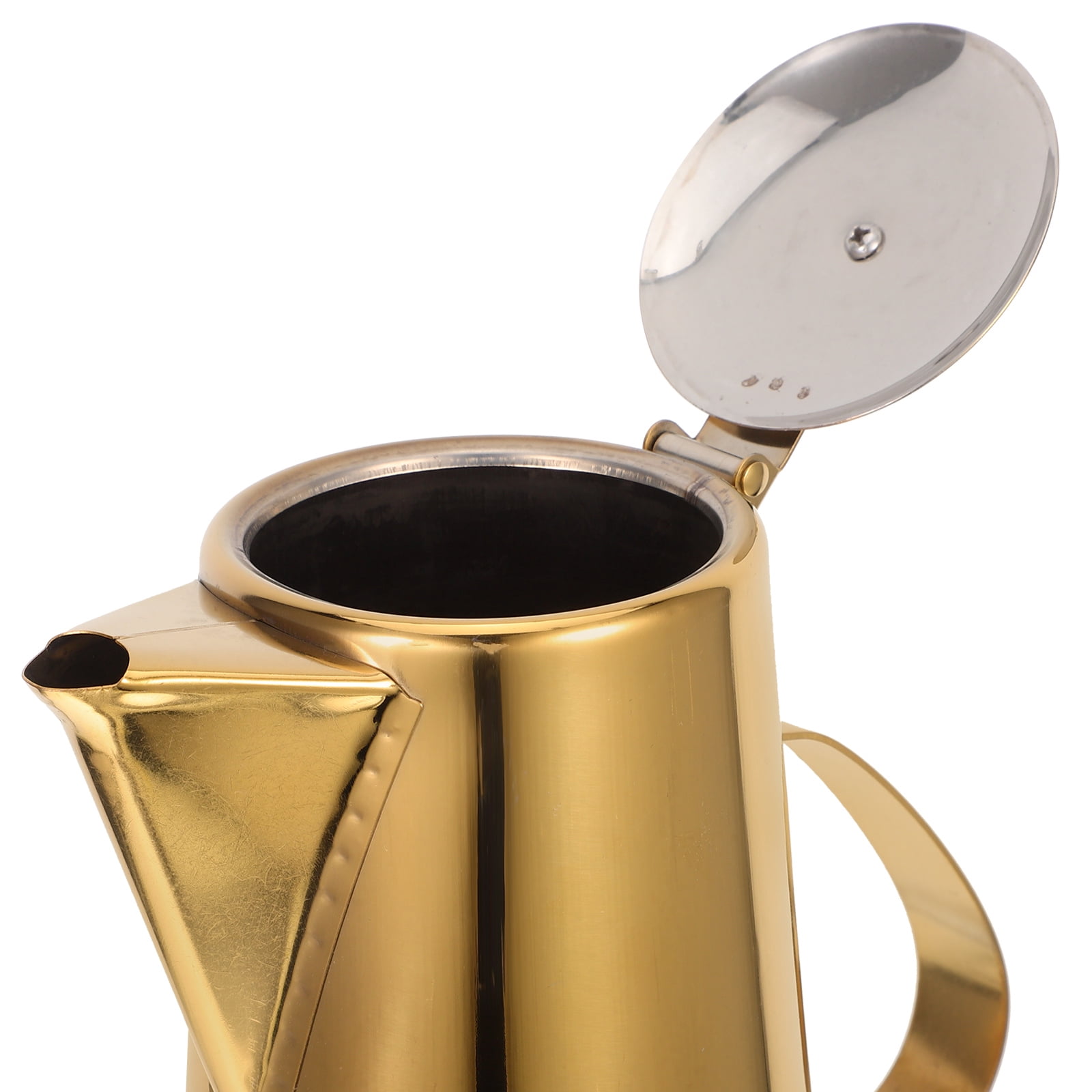 LOLIPPYY Golden Water Jug Pitcher Insulated Tea Pitcher Stainless Steel 1Pack