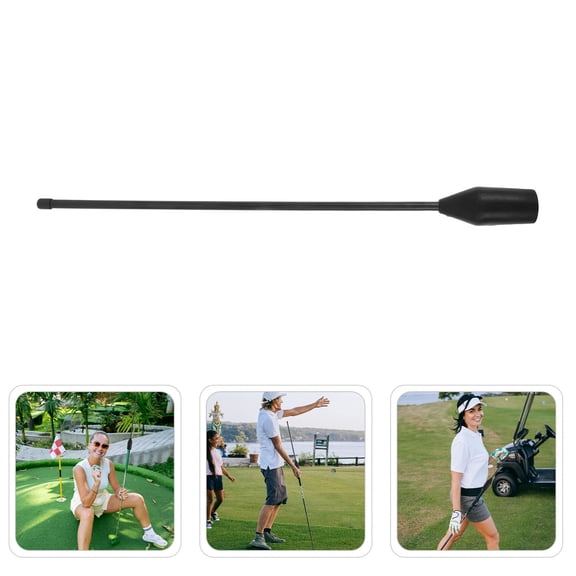 LOLIPPYY Portable Black Golf Practice Swing Trainer Stick for Home, Office, and Indoor Golf Training
