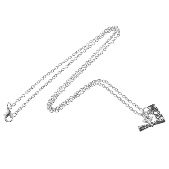 LOLIPPYY Graduation Season Pendant Necklace Zinc Alloy Jewelry Set Celebratory Gift for Graduates and Holders