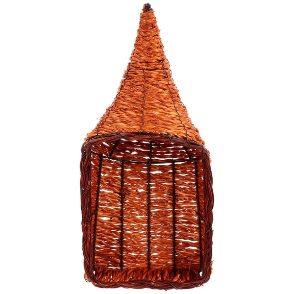 LOLIPPYY Grapevine Snack Basket Brown Plastic Food Container for Home Use 1Pack