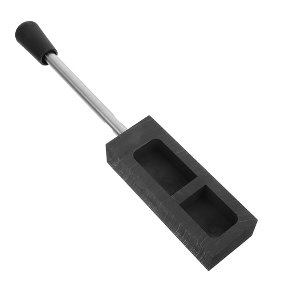 LOLIPPYY Graphite Casting Mold with Detachable Baffle for Metal Melting, Jewelry Making and Refining Tool Kit
