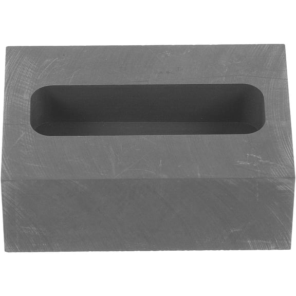 LOLIPPYY Graphite Ingot Mold with Wear Resistant Design for Metal Casting and Refining