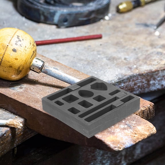 LOLIPPYY Graphite Metal Casting Mold Ideal for Smelting Copper Plated Silver Plated Gold Aluminum with Easy Demolding