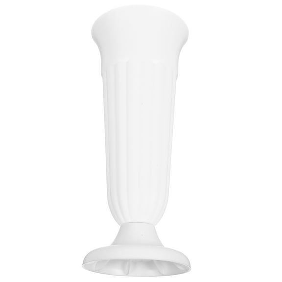 LOLIPPYY Grave Pots Urn Planter Memorial Decoration White Columnar 1Set