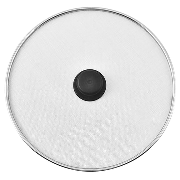 LOLIPPYY Grease Splatter Screen White Frying Pan Splash Guard for Pots and Kitchen Use