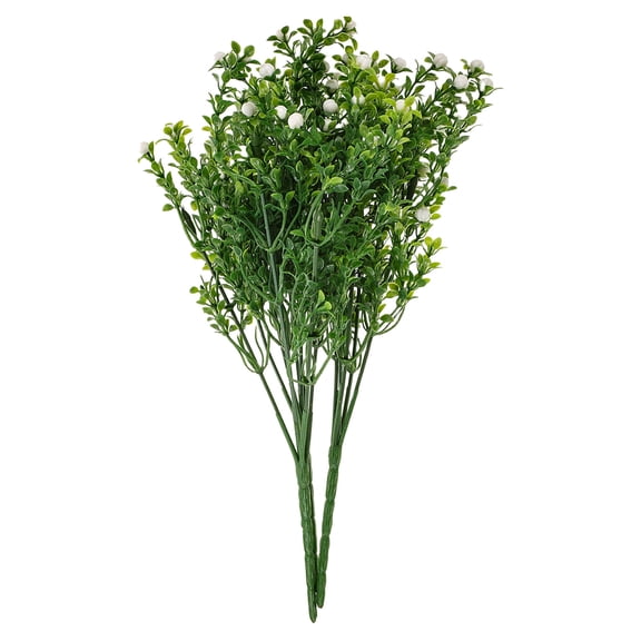 LOLIPPYY Green Artificial Fruit Branches for Decor Lifelike Faux Stems Easy Arrangement 3pcs