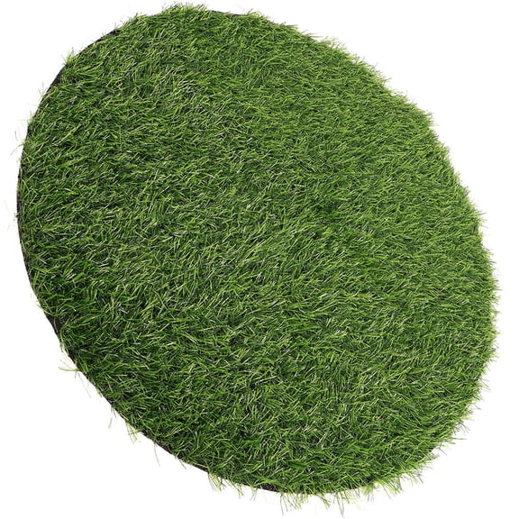 LOLIPPYY Green Artificial Grass Mat for Kitchen and Dining Table Decorative Placemat
