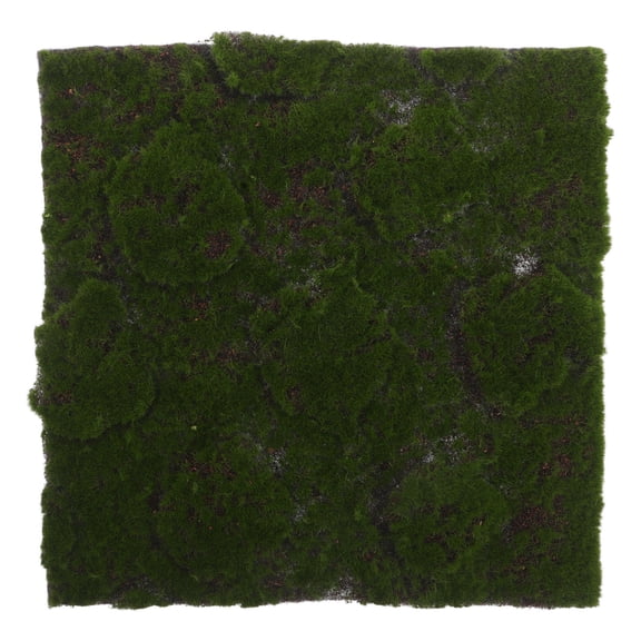 LOLIPPYY Green Artificial Moss Grass Pad with Stable Color and Soft Resilient Material