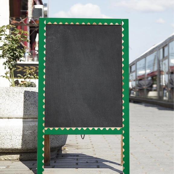 LOLIPPYY Green Chalkboard Border Trim for Bulletin Frame and School Classroom Decor