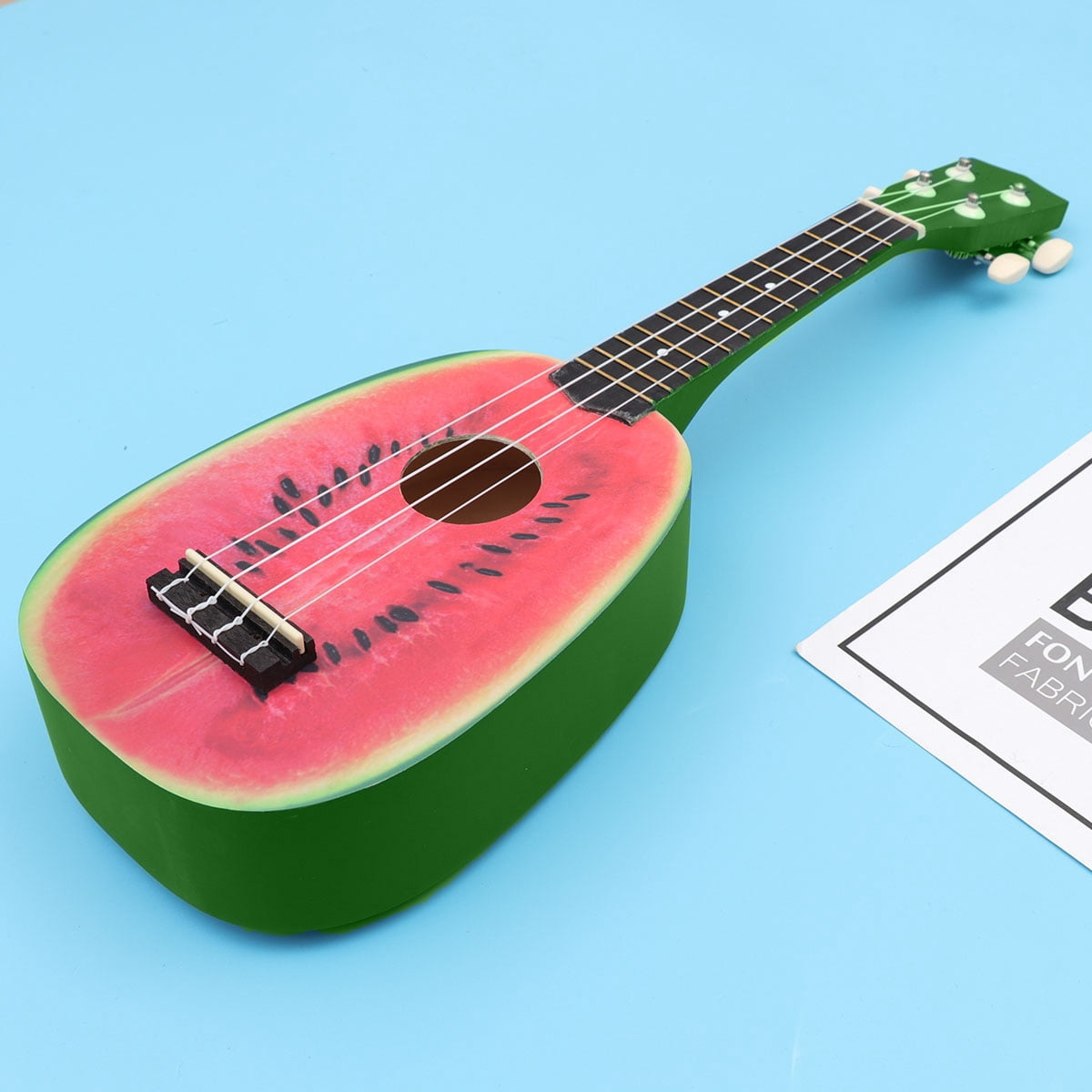 LOLIPPYY Green Concert Ukulele with 4 Carbon Nylon Strings for Music Lovers 21 Inch