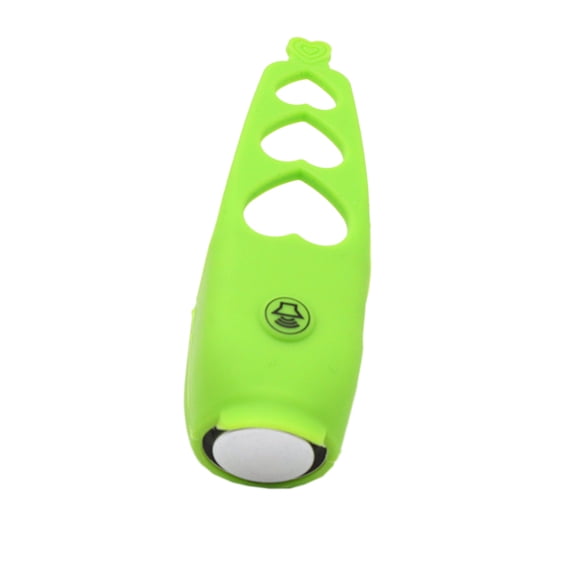 LOLIPPYY Green Electric Bike Bell with Weatherproof Silicone Case Mount for Handlebar Cycling