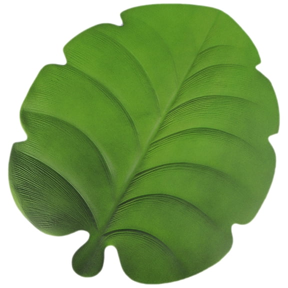 LOLIPPYY Green Monstera Leaf Dining Mat Decorative Placemat for Round Table Heat Resistant Table Pad