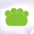 Litter Catching Rug LOLIPPYY Green PVC Cat Litter Mat Water Resistant Litter Catching Pad ...