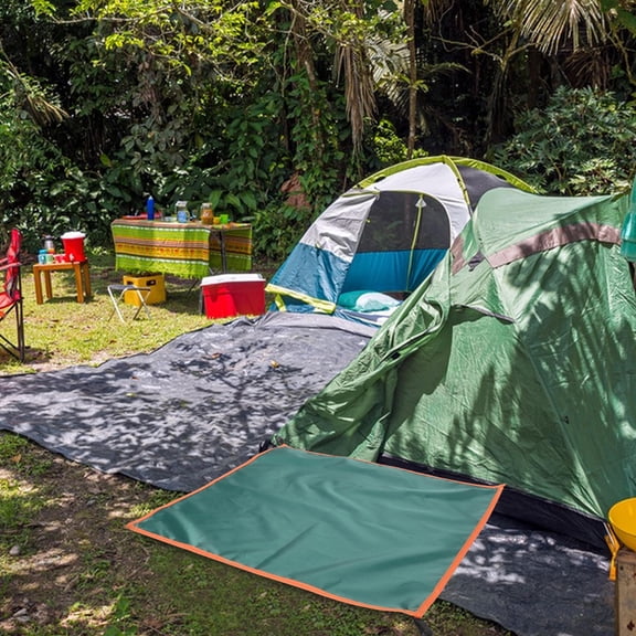 LOLIPPYY Green Waterproof Tent Cover for Daily Use Multifunctional Rain Fly Lightweight Silver Coated Cloth  tent cover