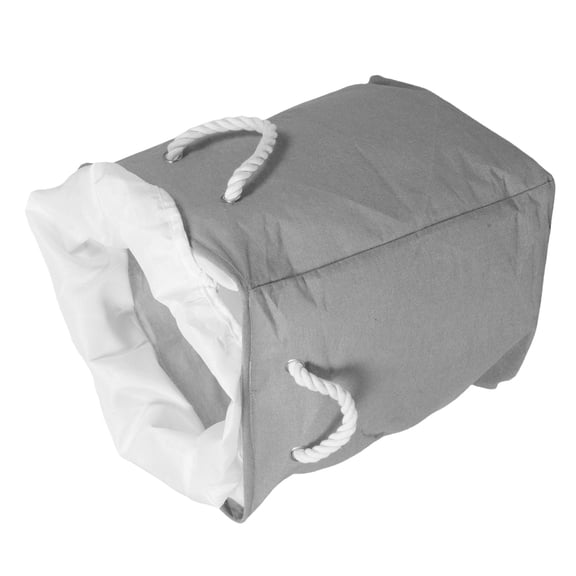 LOLIPPYY Grey Corner Organizer Basket for Home Storage with Stable Triangular Structure