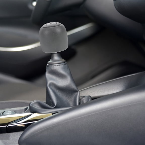 LOLIPPYY Grey Plastic Cue Ball Shift Knob for Panda 20032012 Easy Installation and Enhanced Driving Experience