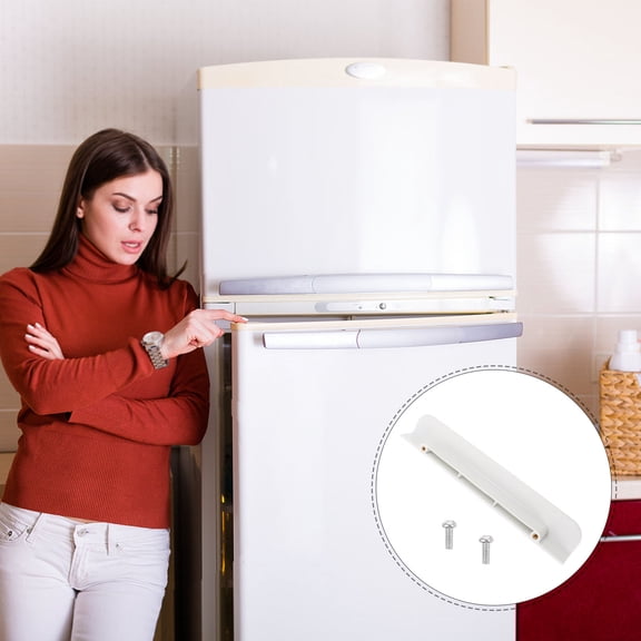 LOLIPPYY Grey Refrigerator Door Handle Replacement Part with Ergonomic Grip for Home Use