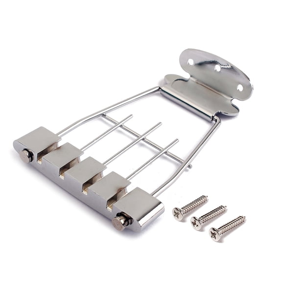 LOLIPPYY Guitar Bridge Replacement Silver Tailpiece Bridge 1Pack
