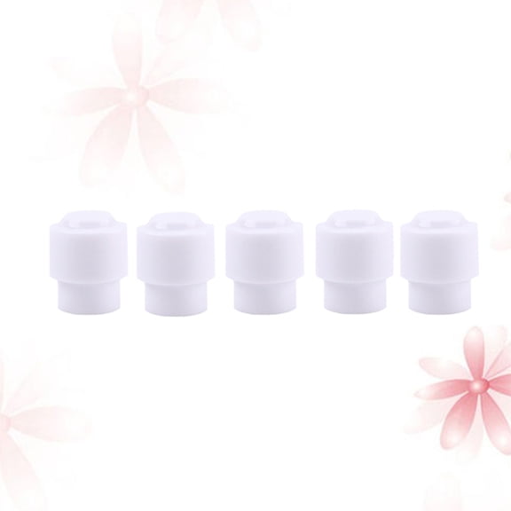 LOLIPPYY Guitar Pickup Selector Cap White Aluminum Alloy Round Vintage Style Replacement for 3 Way 5 Way Switch 0.25in
