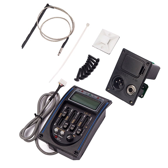 LOLIPPYY Guitar Preamp with Control for Musicians Plastic Black 1 Set