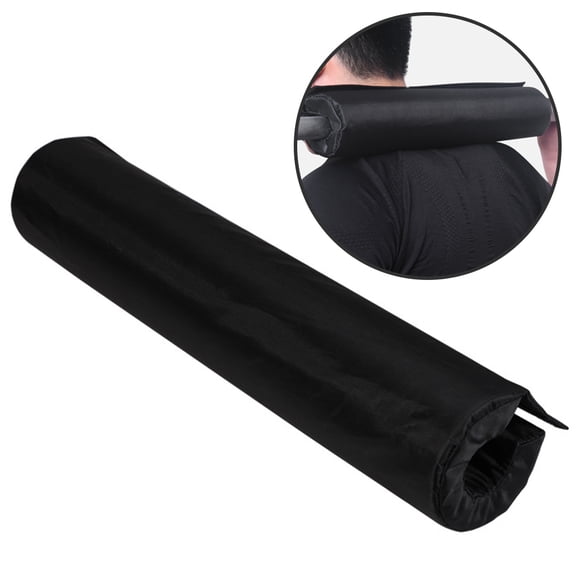 LOLIPPYY Ergonomic Black Barbell Pad for Weightlifting, 1 Set Protective Gym Cushion for Squats and