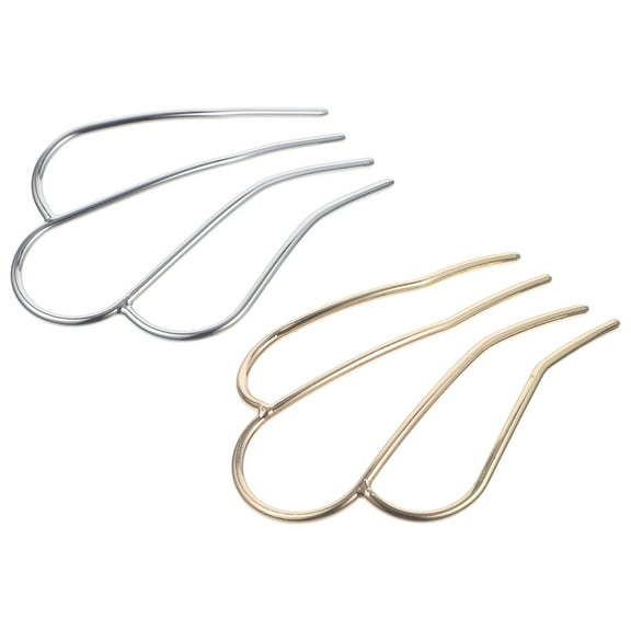 LOLIPPYY 2pcs Metal Hair Forks for Women Hair Styling, Hair Pins Perfect for Parties and Everyday Use