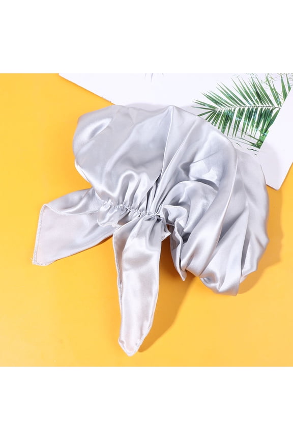 Silk Maternal Cap Silver Woman Sleeping Hat Comfortable Wear