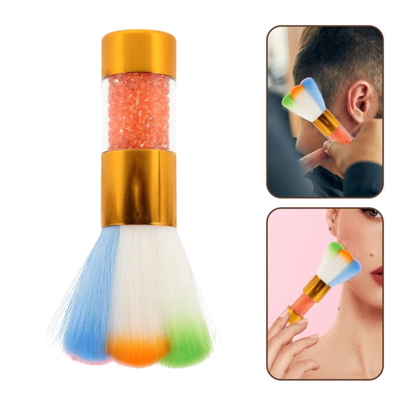 LOLIPPYY Hairdressing Neck Duster Brush for Men Multi Function Hair Cleaner and Styling Brush with Comfortable Grip