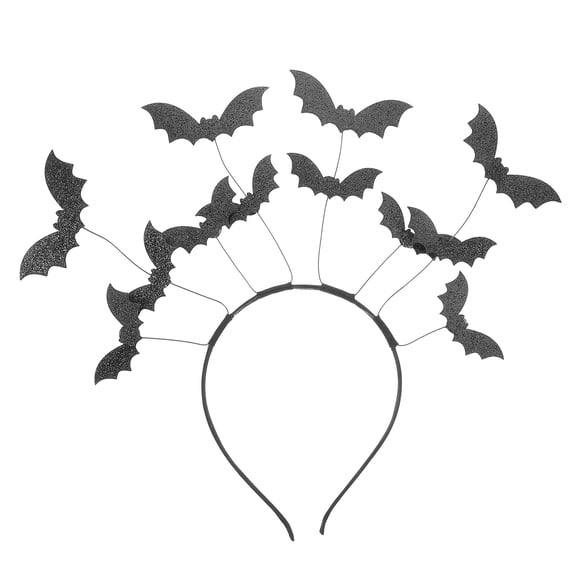 LOLIPPYY Halloween Dress Up Hairband Horrible Headband Halloween Hairpiece Halloween Headdress Bat Wing Headband For Halloween Headdress Spooky Hairband