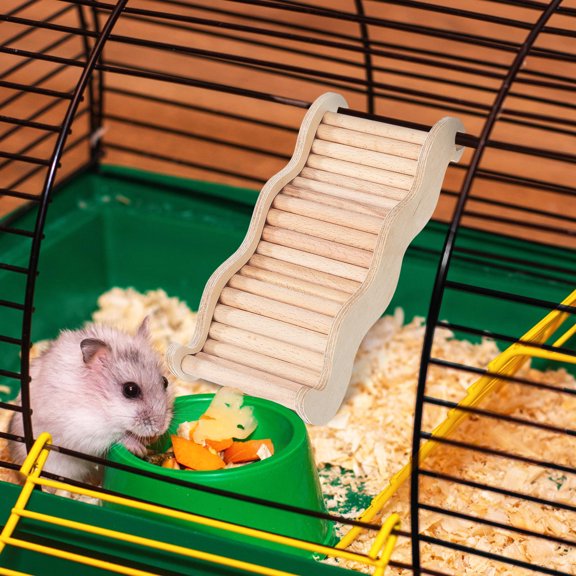 LOLIPPYY Hamster Bridge Wooden Climbing Toy for Bearded Dragon Owners 1Pack