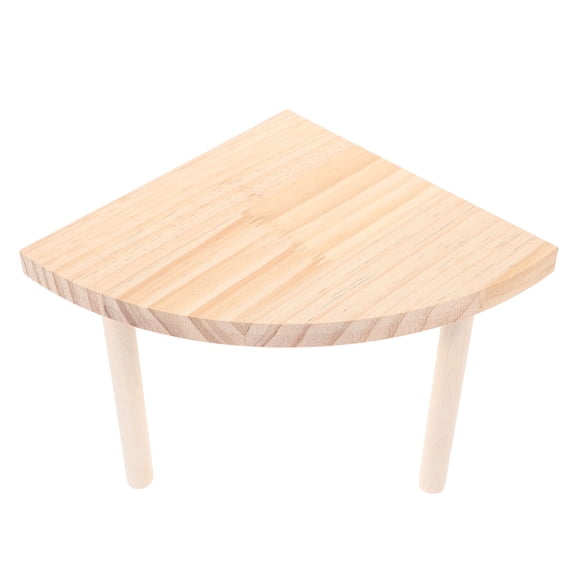LOLIPPYY Hamster Wood Platform Fan Shaped Hideout For Pets Sturdy Design For Climbing Resting For Hamsters Chinchillas