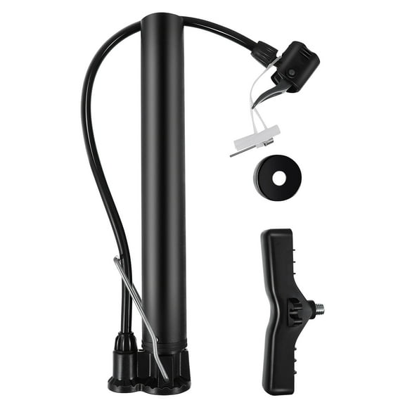 LOLIPPYY Manual Hand Bike Pump Black - Portable Tire Inflator for Cycling, Outdoor Adventures and Sports Activities, 1 Piece