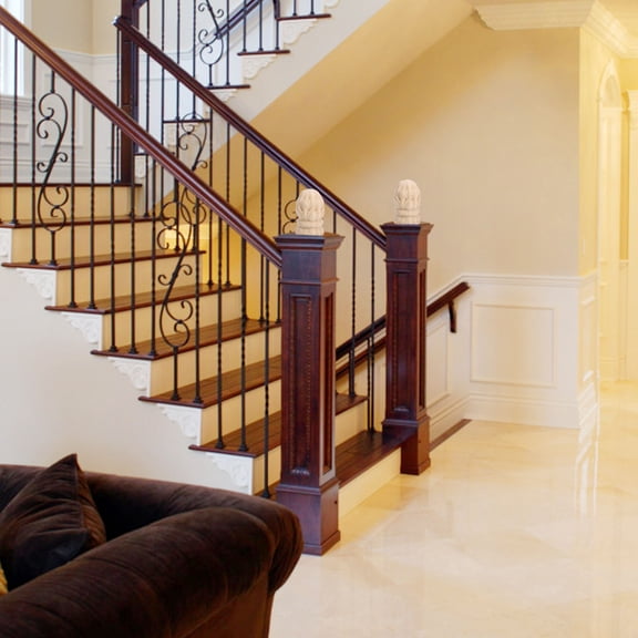 LOLIPPYY Hand Carved Unfinished Wood Pineapple Finials Decorative Round Furniture and Fence Caps