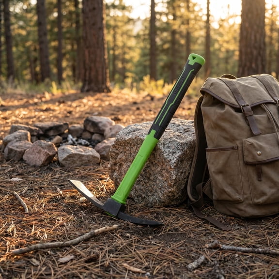 LOLIPPYY Hand Digging Garden Tool with Reinforced Manganese Steel Head for Rock Breaking
