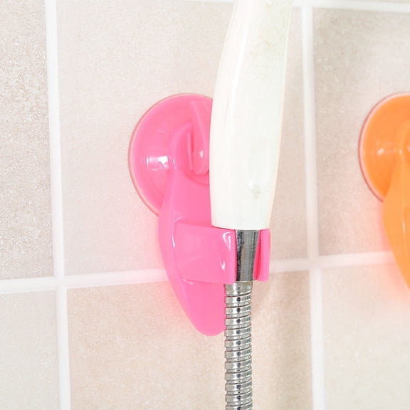LOLIPPYY Rosy Plastic Handheld Shower Mount Holder, 1 Piece for Easy Installation and Use