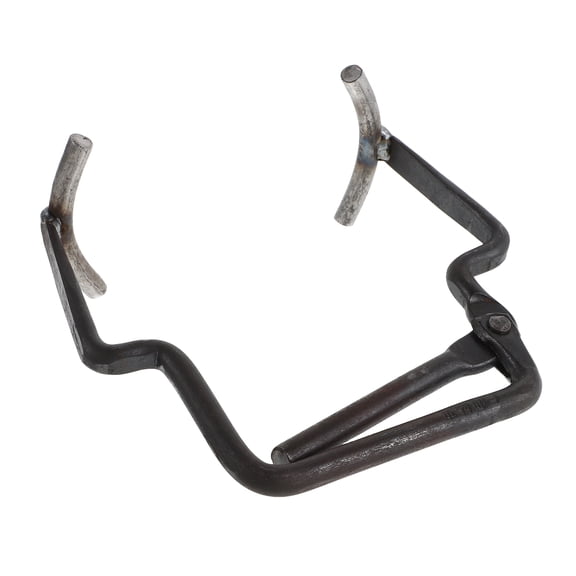 LOLIPPYY Handcrafted Pot Grabber Tool Nonslip Iron Clay Pot Lifter Tongs for Kitchen Use